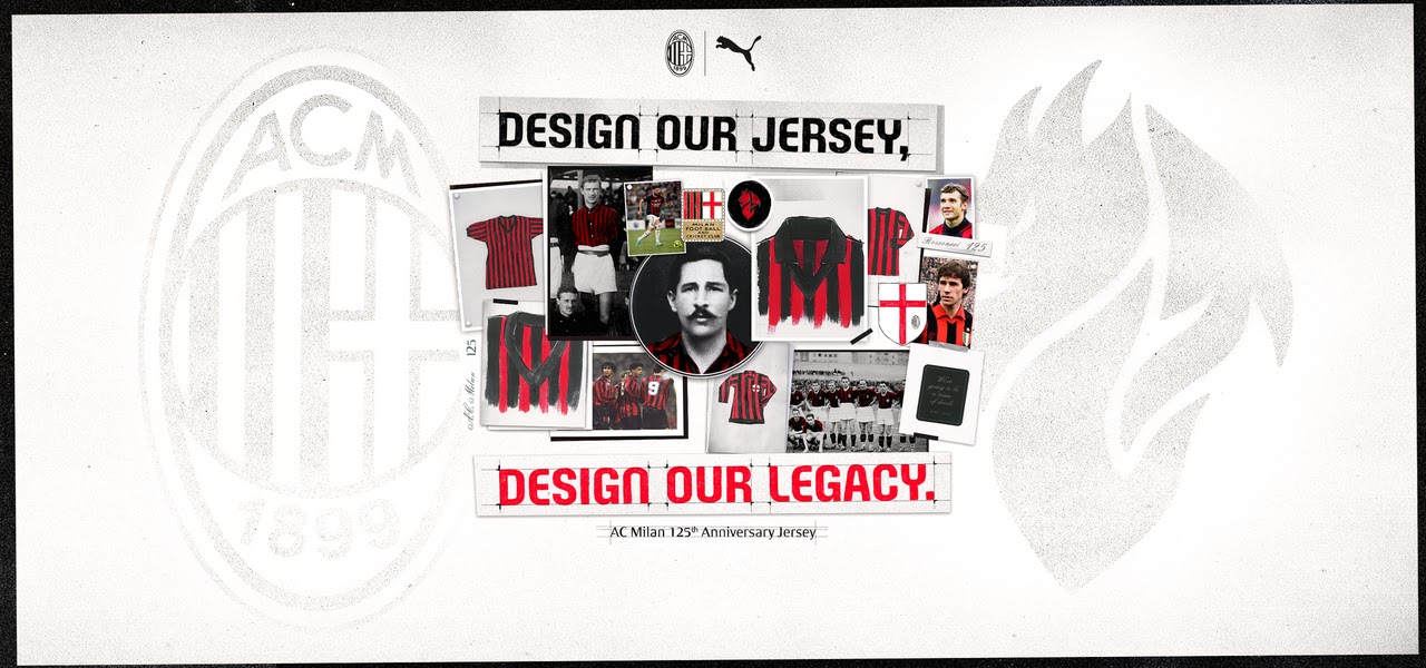 AC Milan 125th Anniversary Kit 2024-25 Design
