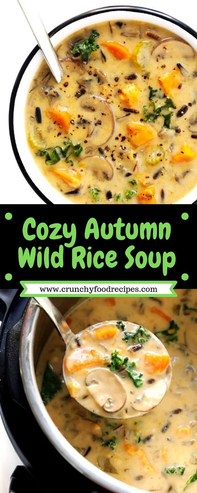 Cozy Autumn Wild Rice Soup