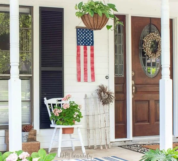 curb appeal on the front porch