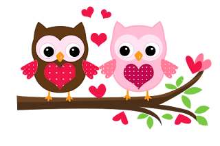 Owl Couple: Free Printable Wedding.