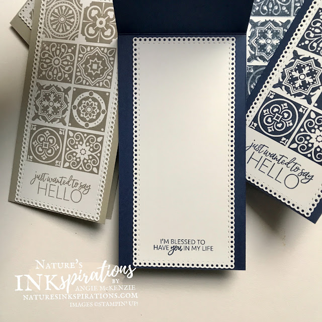 By Angie McKenzie for Crafty Collaborations Share it Sunday Blog Hop; Click READ or VISIT to go to my blog for details! Featuring the retiring Today's Tiles Stamp Set and the carryover Ornate Thanks Stamp Set and Ornate Layers Dies by Stampin' Up!; #occasioncards #thankyoucards #minislimlinecards #stamping #shareitsunday #shareitsundaybloghop #todaystilesstampset #20202021annualcatalog #ornatethanksstampset #ornatelayersdies #simplestamping #stamparatus #multiplecardsmadeeasy #naturesinkspirations #makingotherssmileonecreationatatime #cardtechniques #stampinup #stampinupink #handmadecards