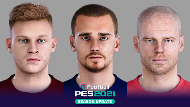 Faces From eFootball 2022 for PES 2021 Pack 2