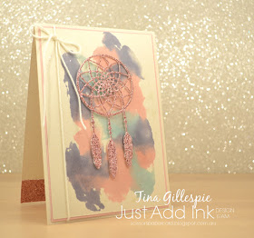 scissorspapercard, Stampin' Up!, Just Add Ink, Glimmer Paper, Weather Together, Smooshing