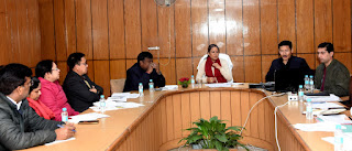 Cabinet minister Rekha Arya meeting
