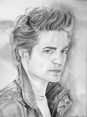 Tinkerbell Coloring Sheets on Edward Cullen   Robert Pattinson   Twilight Coloring Pages