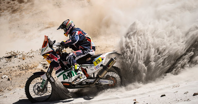 Motocross at The Paris Dakar Race
