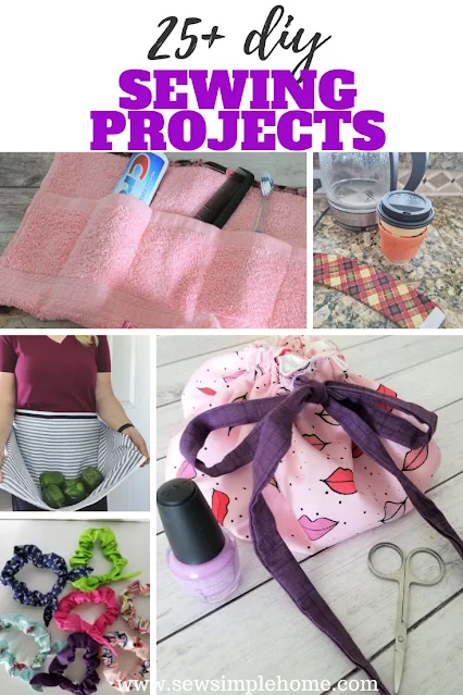Great list of more than 25  diy sewing projects perfect for beginners and experienced sewists.