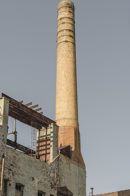 empire dairy smokestack renovation phase