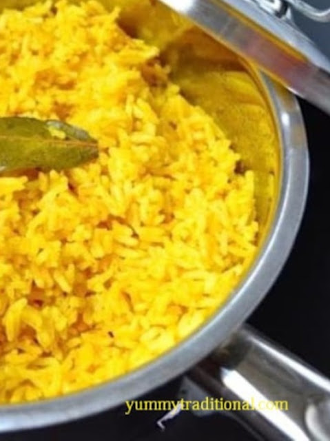 Plain yellow rice