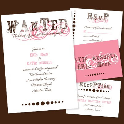 All three of these sites offer unique themed wedding invitations