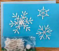 Snowflake Craft/STEAM activity