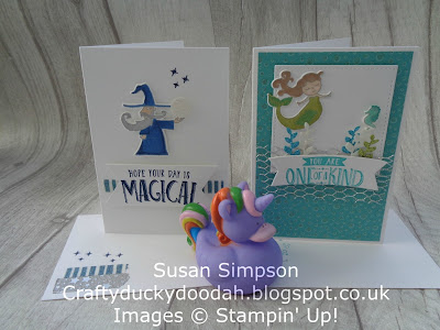 Stampin' Up! UK Independent  Demonstrator Susan Simpson, Craftyduckydoodah!, Magical Day, January 2018 Coffee & Cards project, Supplies available 24/7 from my online store, 