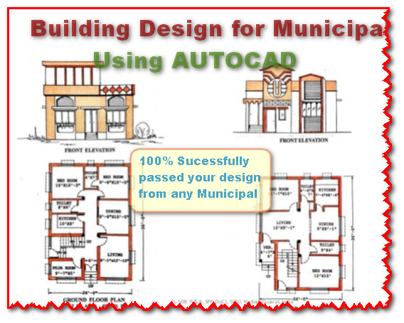 How to make Building Drawings for Municipal  using AUTOCAD