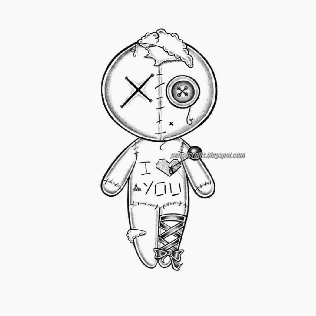 Voodoo Doll Drawings and Sketches