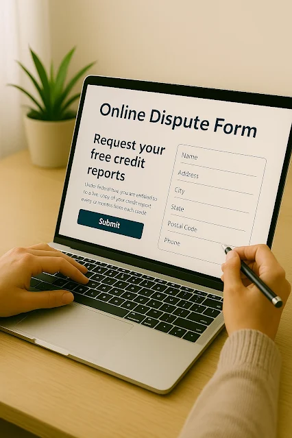 Individual disputing unauthorized credit inquiries on Equifax platform.