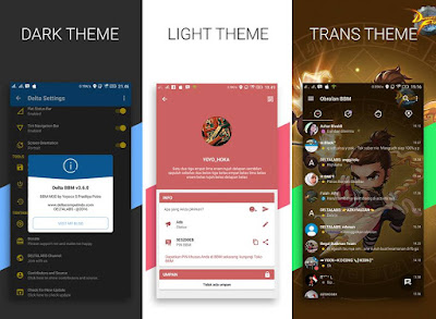 BBM MOD Tema DELTA BBM v3.6.0 Apk Terbaru