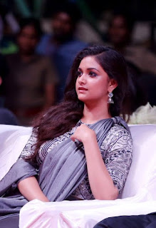 Keerthy Suresh with Cute Smile in Sarkar Audio Launch 1