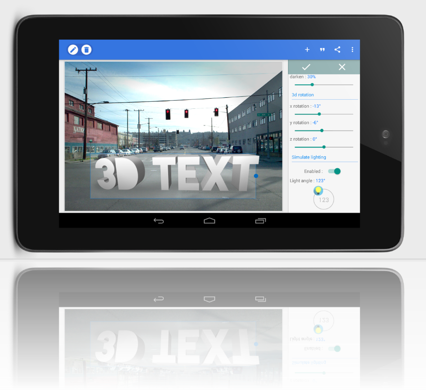 Membuat Text 3D Dengan Aplikasi PixelLab  Androback