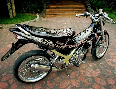 satria fu 150cc airbrush