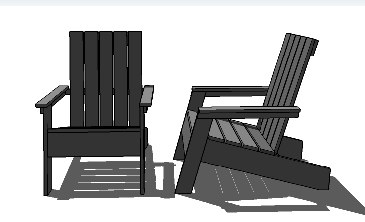 Modern Adirondack Chair Plans