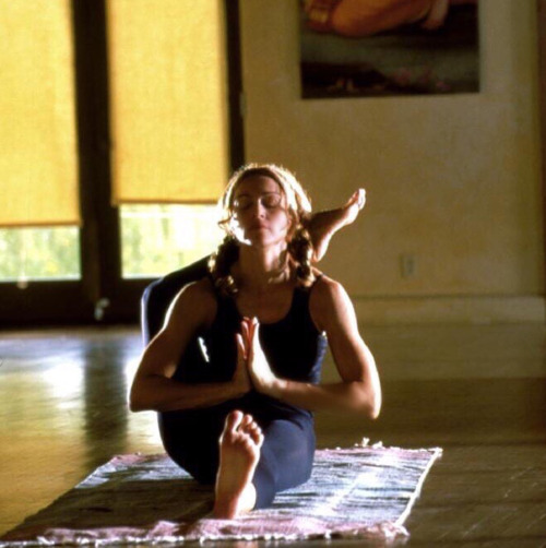 Image result for madonna yoga