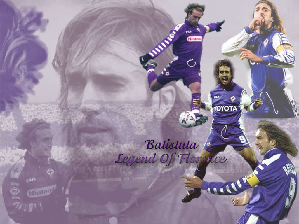 batistuta wallpaper, batigol, fiorentina legend, argentina legend, as ...