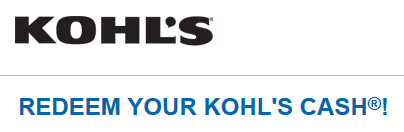 Redeem free Kohls Cash code january 2015
