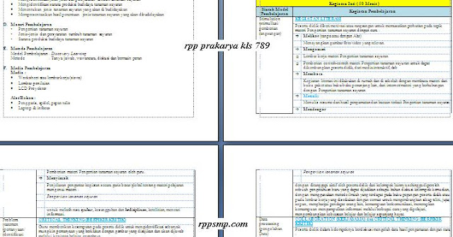 Download Rpp Prakarya Smp Kelas 7 8 9 Kurikulum 2013 Revisi 2017 dan Revisi 2020 1 Lembar Semester 1 2 Ganjil dan Genap Lengkap Silabus Promes Prota Dll