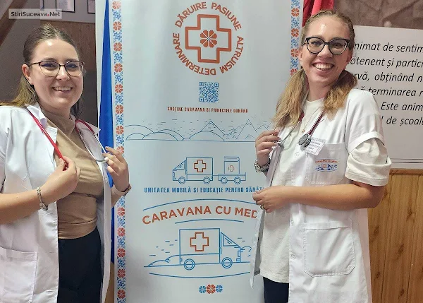 Caravana cu medici a ajuns la Pleșești. Consultații și analize gratuite pentru 87 de localnici