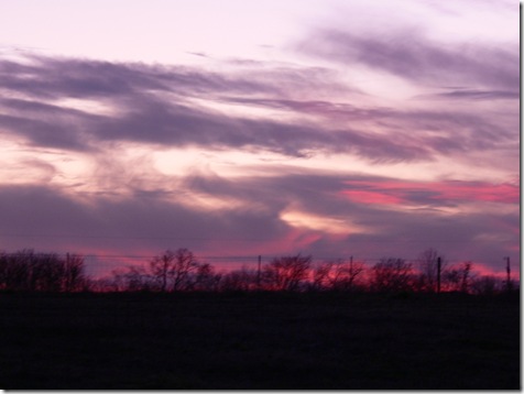 Texas sunset, Waco, TX