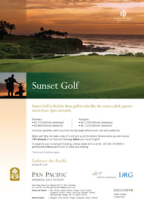 Promo Sunset Golf - Nirwana Bali Golf