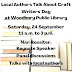 Local Authors at Woodbury Public Library on 24 September