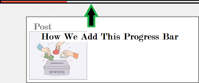 Progress bar, Free Blogger Widget