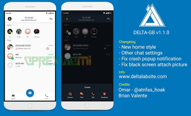 Download Whatsapp Mod DELTA-GB Apk v1.1.0 Apk Full Update Terbaru 2018 Untuk Android