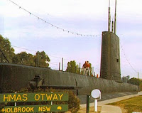 Replica of submarine at Holbrook