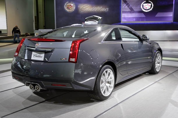 2010 Cadillac CTS-V Coupe - rear side view