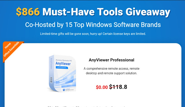 Anyviewer Giveaway تقدم برامج مجانية بقيمة 866 دولار
