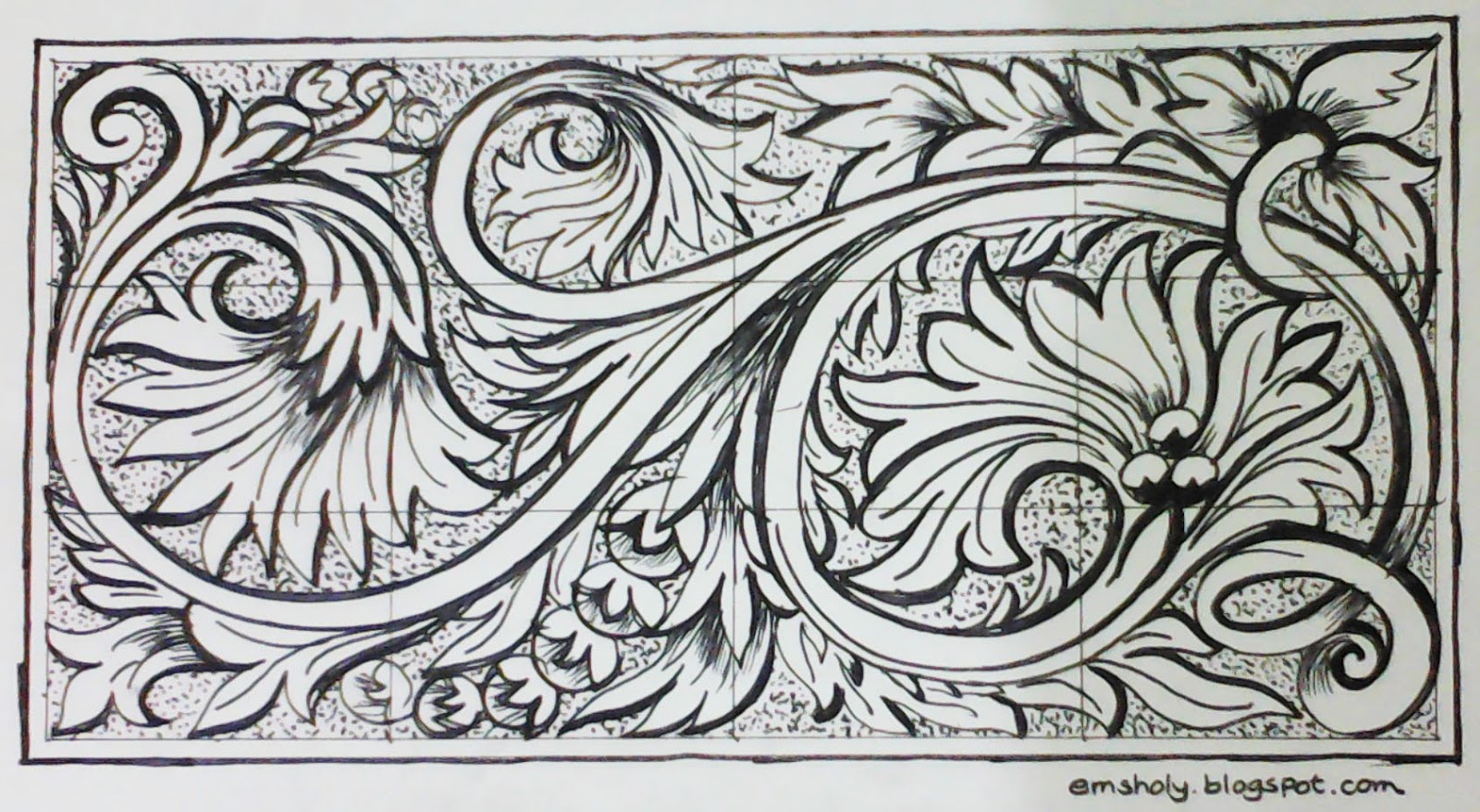 MOTIF SENI UKIR NUSANTARA - motif desain