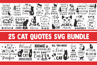 Cat SVG Bundle, cat mom svg, fur mom svg, svg designs, pet svg, paw svg, kitten svg, cat face svg, funny svg quotes, kitty svg, svg sayings