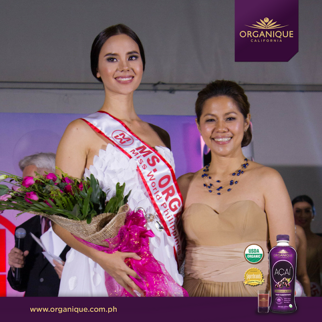 Catriona Gray was awarded Best in Talent, Miss Organique