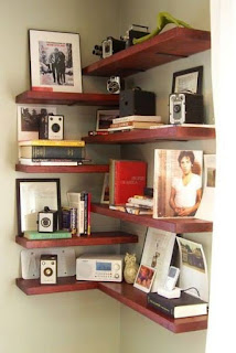 Minimalist Book Storage Area