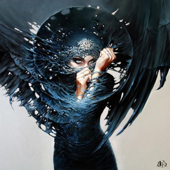 karol bak pinturas mulheres surreais sensuais cores