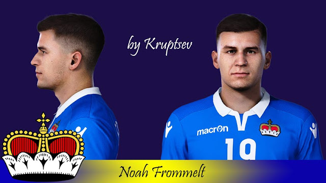 Noah Frommelt Face For eFootball PES 2021