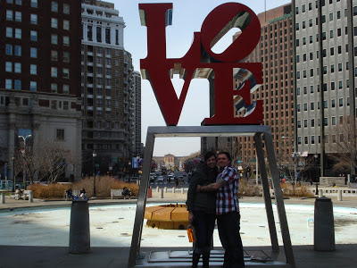 Love in love park, taking special occasion photos