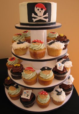 Specialty Birthday Cakes on Birthday Cake  Pirate Cupcakes