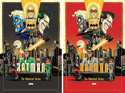 Batman: The Animated Series Fine Art Giclee Print by Derek Payne x Bottleneck Gallery