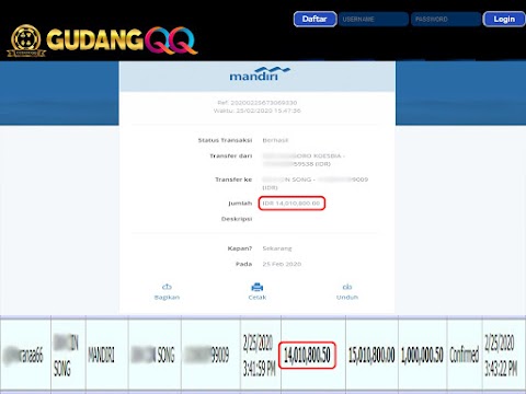 Selamat Kepada Member Setia GudangQQ WD sebesar Rp. 14,010,800.-