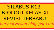 Silabus k13 Biologi Kelas XI SMA Revisi Terbaru