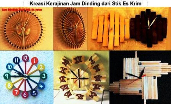 50 Ide Inspiratif Kerajinan  Tangan dari  Stik  Es Krim yang 