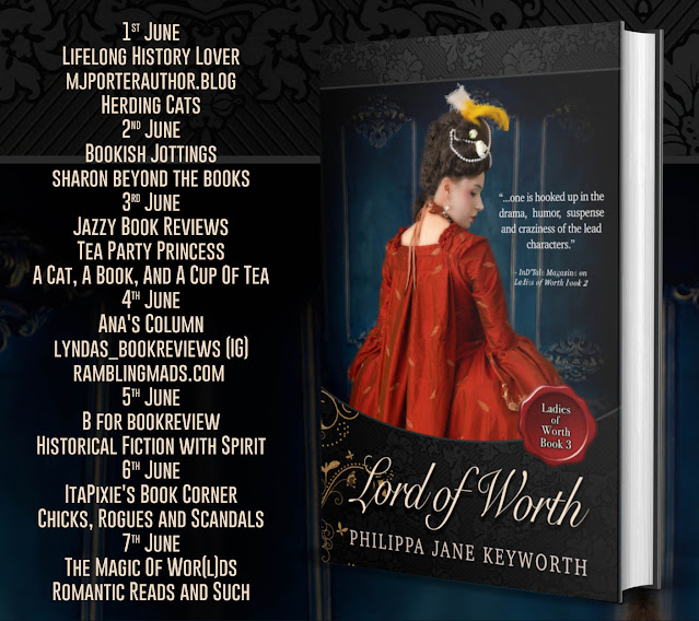 Lord of Worth by Philippa Jane Keyworth blog tour banner